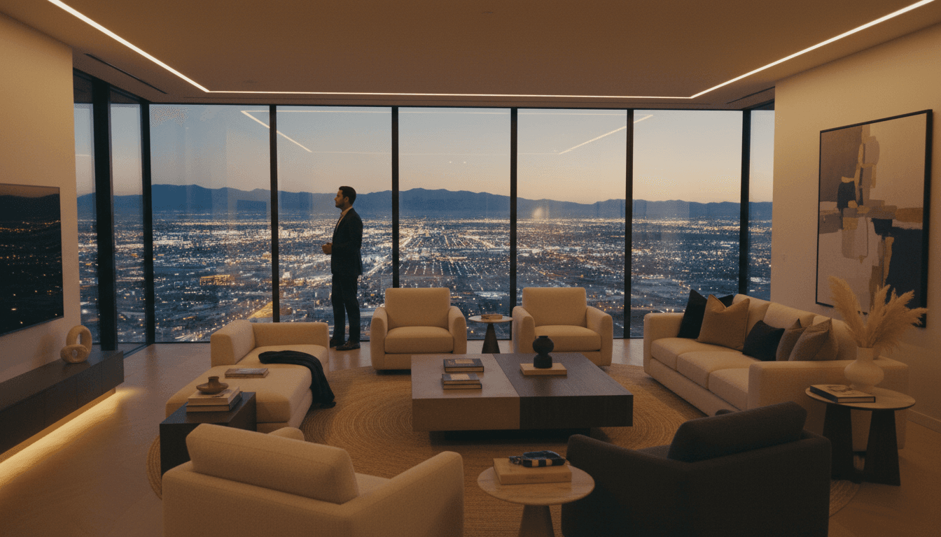 Wealth preservation strategies article showing luxury Las Vegas residential property investment