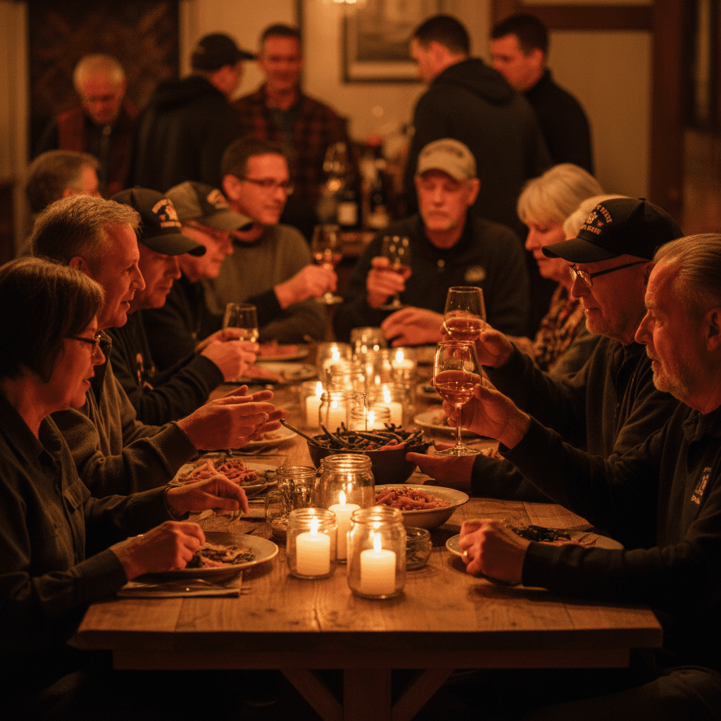 Veterans community gathering at local nonprofit event