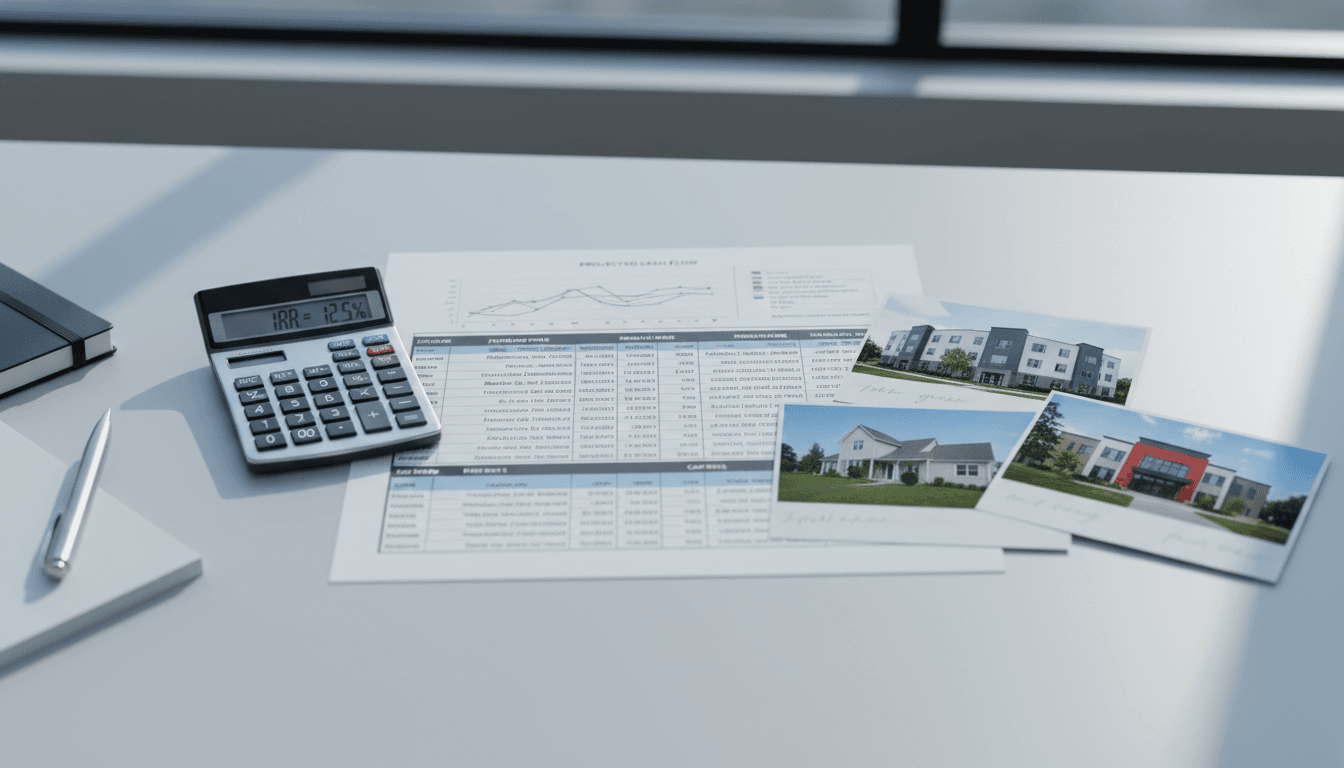 Investment property ROI analysis article featuring financial planning for real estate investments